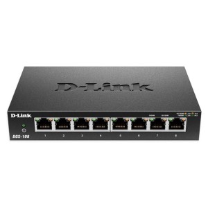 D-LINK DGS-108 GIGABIT ETHERNET INTERRUTTORE DESKTOP NON GESTITO A 8 PORTE