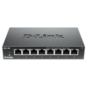 D-LINK DES-108 8-Port Fast Ethernet Unmanaged Desktop-Switch