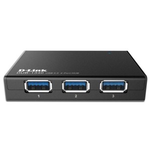 HUB USB 1340 DE SUPERVELOCIDAD DE 4 PUERTOS D-LINK DUB-3.0