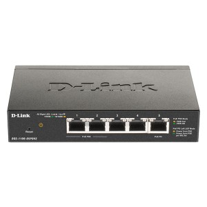 D-LINK DGS-1100-05PDV2 5-PORT GIGABIT PoE SMART MANAGED SWITCH AND PoE EXTENDER