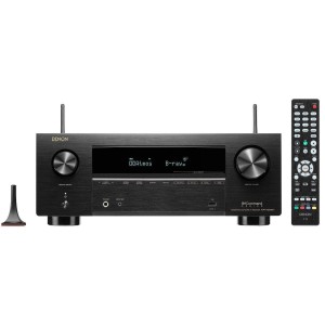 Denon AVR-X2800H Home Cinema Radio Amplifier 4K / 8K 7.1 Channel 95W / 8Ω 125W / 6Ω with HDR and Dolby Atmos Black