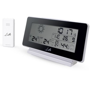 LIFE SAVANNA Stazione meteo con sensore esterno wireless, funzione orologio e sveglia