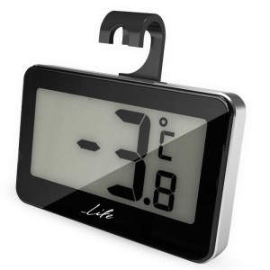 LIFE Fridgy Mini-Thermometer Schwarz