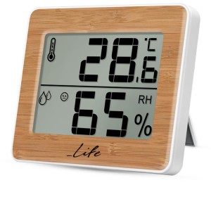 LIFE Gem Bamboo Edition Thermometer mit Hygrometer