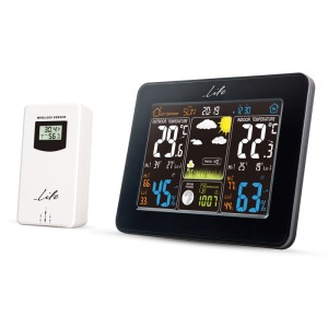 Stazione meteo LIFE Rainforest con adattatore e sensore esterno wireless