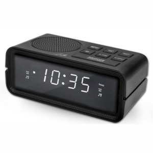 LIFE RAC-001 RADIO ALARM CLOCK WITH LED DISPLAY,BLACK