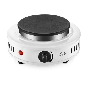 LIFE MATAKI White Επιτραπέζια ηλεκτρική εστία, 500W.