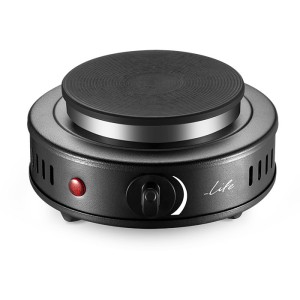 LIFE MATAKI Black Επιτραπέζια ηλεκτρική εστία, 500W.