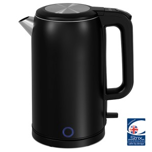 LIFE Supreme Black Βραστήρας Νερού 1.8L 1500W με Strix Controller, 360° Βάση και Προστασία Βρασμού