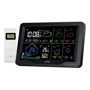 LIFE STEPPE Wi-Fi TUYA WEATHER STATION WITH WIRELESS OUTDOOR SENSOR