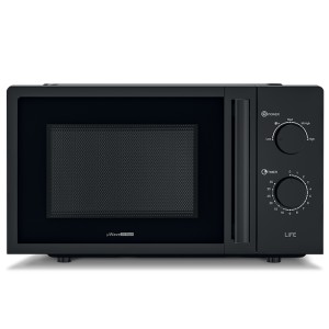 LIFE μWave 20 Black Φούρνος Μικροκυμάτων 20L 700W Μαύρος