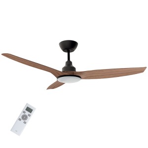 LIFE APELIOTES NATURE Ανεμιστήρας οροφής DC 52 με LED φωτιστικό και τηλεχειριστήριο, 31W