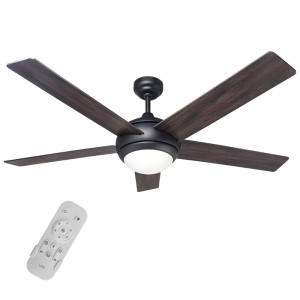 LIFE ETESIAN 2 Ανεμιστήρας οροφής DC 52 με φωτιστικό και τηλεχειριστήριο, 30W