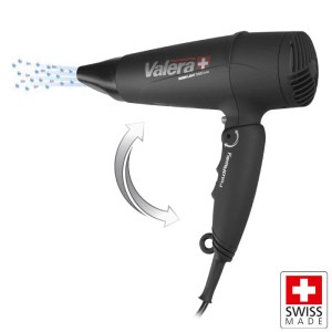 VALERA SWISS LIGHT 5400T BLACK Επαγγελματικό σεσουάρ μαλλιών 2000W με FoldAway λαβή (αναδιπλούμενη).