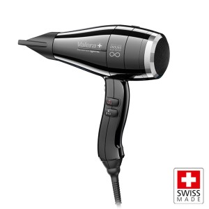 VALERA SWISS POWER4EVER EXENTIAL RC D Επαγγελματικό σεσουάρ μαλλιών με ΕVOLUTION Brushless digital BLDC-ENDURO-X μοτέρ 2400W και SuperFlex καλώδιο 3 μέτρων, με σύστημα Rotocord στη λαβή για περιστροφή καλωδίου 360°, σε μαύρο χρώμα.