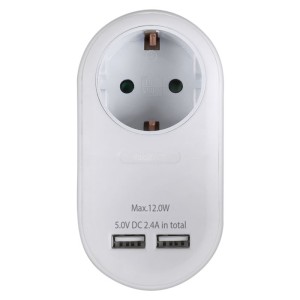 SONORA PAW100-2USB24 SCHUKO ADAPTER MIT 2 USB PORTS 2.4A
