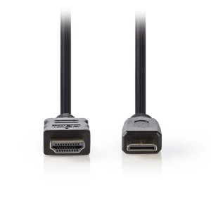 NEDIS CVGP34500BK20 High Speed HDMI Cable with Ethernet, HDMI Connector - HDMI M