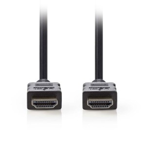 NEDIS CVGP34000BK05 HDMI ad alta velocità, cavo con Ethernet, HDMI, connettore - HDMI 0,5 metri