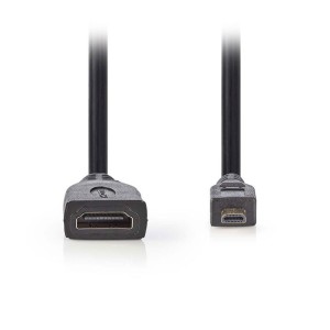 NEDIS CVGP34790BK02 Cable HDMI de alta velocidad con Ethernet, micro conector HDMI -