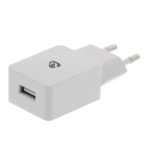 NEDIS WCHAU211AWT Wall Charger, 2.1A, 1-output, USB-A, White