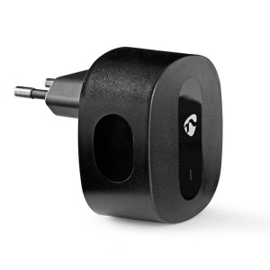 Cargador de pared NEDIS WCHAC340ABK, 3.4 A, 2 salidas, USB-A y USB-C, negro