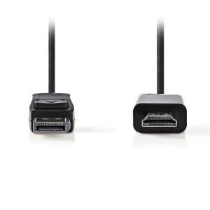 NEDIS CCGP37100BK30 DisplayPort - HDMI-Kabel DisplayPort-Stecker-HDMI-Anschluss 3.0