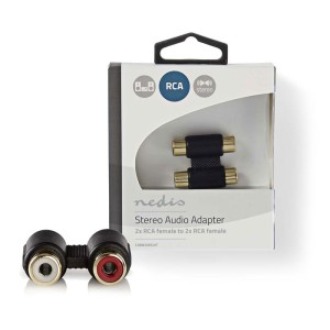 NEDIS CABW24952AT Stereo Audio Adapter 2x RCA Female-2x RCA Female