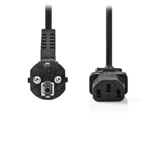 NEDIS CEGP10000BK30 Power Cable Schuko Male Angled-IEC-320-C13 3.0m Black