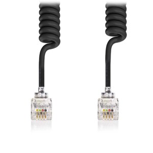 NEDIS TCGP90100BK20 Telecom Cable RJ10 Male - RJ10 Male 2.0 m Black