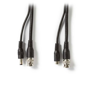 NEDIS CCTVCA10BK300 CCTV Security Cable BNC/DC RG59 30m pre-assembled connectors