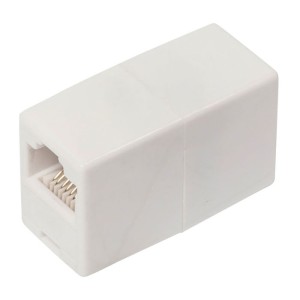 NEDIS CCGP89005WT Adaptador de red Cat 5 RJ45 Hembra - RJ45 Hembra Blanco