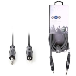 NEDIS COTH23205GY30 Stereo-Audiokabel 6.35 mm Stecker - 3.5 mm Stecker 3.0 m Grau