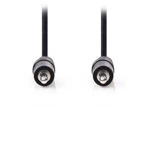 NEDIS CAGP22000BK05 Cable de audio estéreo 3.5 mm Macho-3.5 mm Macho 0.5m Negro