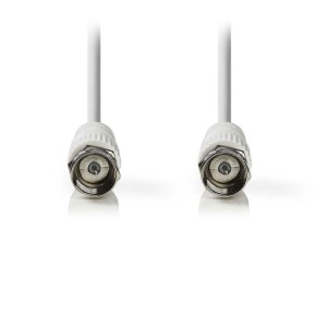 NEDIS CSGP41000WT30 Cable de antena y satélite F Macho-F Macho 3.0m Blanco