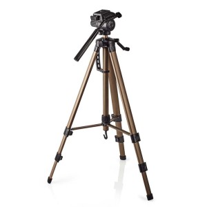 NEDIS TPOD2300BZ Tripod Pan & Tilt Max 3.5 kg 161 cm  Black/Silver