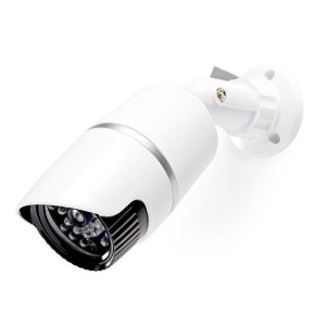 NEDIS DUMCB20WT Ciuccio per telecamera di sicurezza per esterni, con LED IR