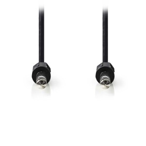 NEDIS CAGP23000BK20 Stereo-Audiokabel 6.35 mm Stecker - 6.35 mm Stecker 2.0 m Schwarz