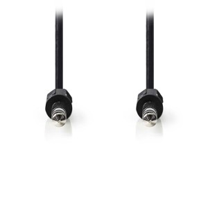 NEDIS CAGP23000BK50 Stereo Audio Cable 6.35 mm Male - 6.35 mm Male 5.0 m Black