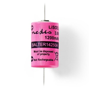 NEDIS BALTER14250A Lithium-Thionylchlorid-Batterie ER14250 3.6 V 1200 mAh