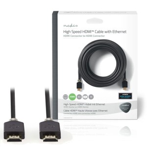 NEDIS CVBW34000AT100 Cable HDMI de alta velocidad con conector Ethernet HDMI-Conexión HDMI