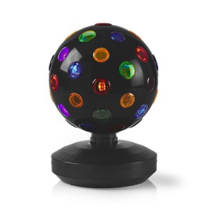 NEDIS FUDI213BK Bola de discoteca multicolor 6 W 550 lm 20 cm