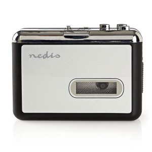 NEDIS ACGRU100GY Tragbarer Kassettenkonverter zu MP3
