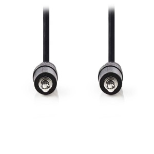 NEDIS CAGT22000BK15 Stereo-Audiokabel 3.5 mm Stecker - 3.5 mm Stecker 1.5 m Schwarz