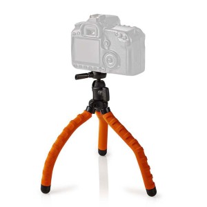 NEDIS GPOD3010BK Mini Tripod Max 1 kg 27.5 cm Flexible Black/Orange