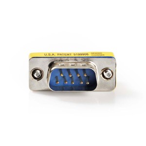 NEDIS CCGP52811ME D-Sub Coupler D-Sub 9-Pin Male - D-Sub 9-Pin Male Metal