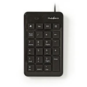 NEDIS KBNM100BK Teclado numérico con cable USB Negro