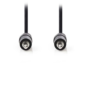 NEDIS CAGP22000BK10 Stereo-Audiokabel 3.5 mm Stecker - 3.5 mm Stecker 1.0 m Schwarz