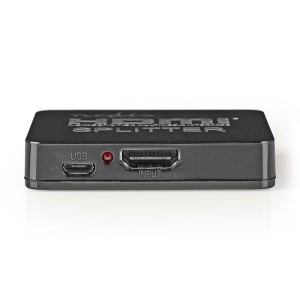 NEDIS VSPL34002BK Splitter HDMI 1 Πηγή σε 2 Συσκευές με Υποστήριξη 4Κ