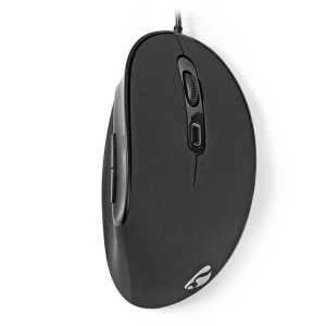NEDIS ERGOMSWD100BK Ergonomic Wired Mouse 3200 dpi 6-Button Black