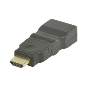 NEDIS CVGP34905BK HDMI Adapter HDMI Connector - HDMI Female Rotatable Black